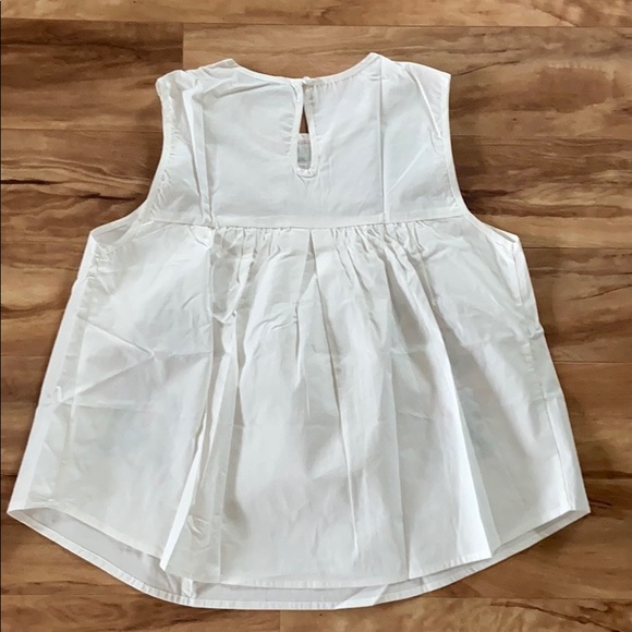 SHEIN 100% Cotton Embroidered Sleeves Top - Picture 3 of 14